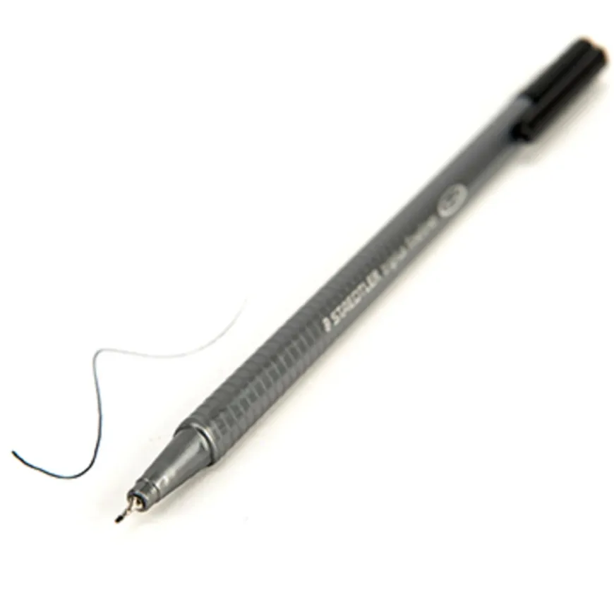 Staedtler Triplus Fineline Pens Black 10pk