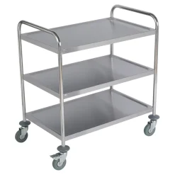 Stainless Steel Serving Trolley