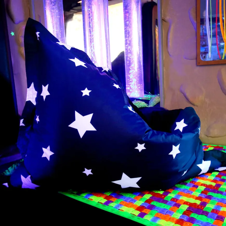 Star Print Kids Giant Bean Bag Chair