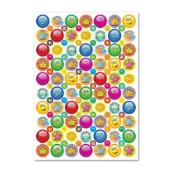 Stars and Smiles Praise Stickers Bulk Pack 3720pk