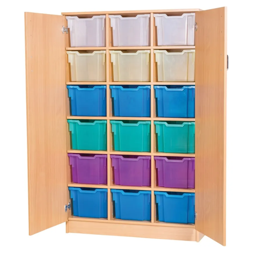 Static 18 Bay Cupboard