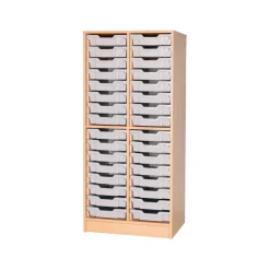 Static Double Tray Storage Unit 32 Trays