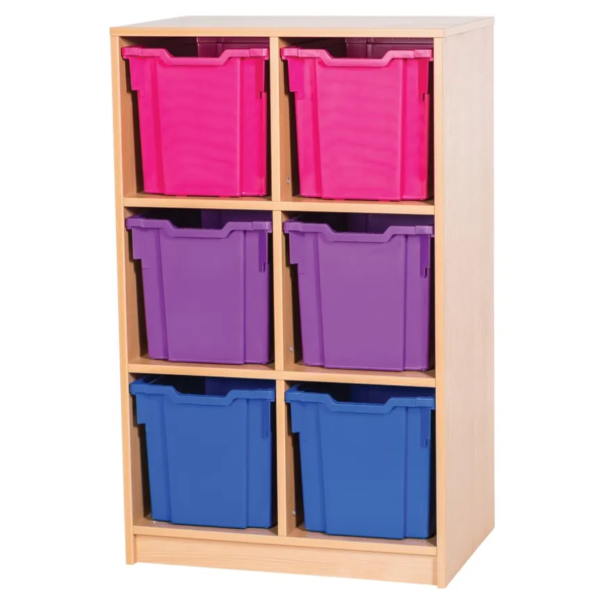 Static 6 Jumbo Tray Storage Unit