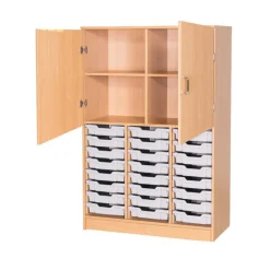 Static Triple Tray Cupboard 24 Trays