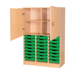 Static Triple Tray Cupboard 24 Trays