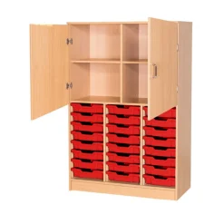 Static Triple Tray Cupboard 24 Trays