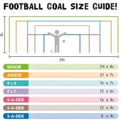 Steel Socketed Football Goals