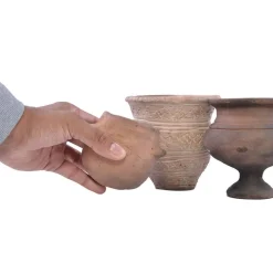 Stone, Bronze and Iron Age Clay Pottery 3pk