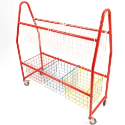 Storage Trolley with Mesh Baskets
