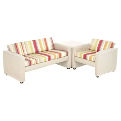 Stripe Children's Corner Sofa Set