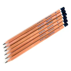Study Time Sketching Pencils Assorted 6pk