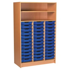 Tall Tray and Shelf Unit