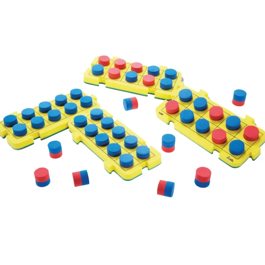 Tens Frame Interlocking Boards