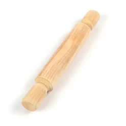 Textured Wooden Rolling Pin Set 4pk