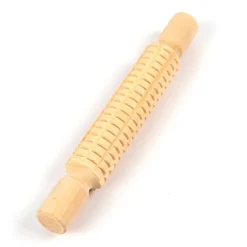 Textured Wooden Rolling Pin Set 4pk