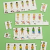 Thick Wooden Getting Dressed Jigsaw Puzzles 4pk