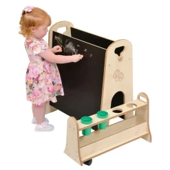 Toddler Easel with Storage Unit