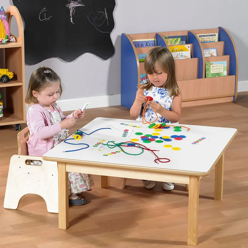 Toddler Low Square Table H380mm Single Table