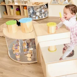 Toddler Mirrored Collection Corner Mirror Unit