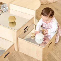 Toddler Mirrored Collection Nesting Units 3pc