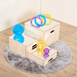 Toddler Mirrored Collection Nesting Units 3pc