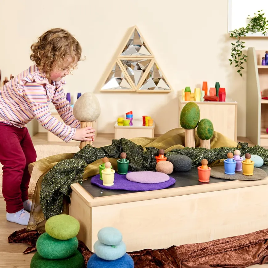 Tonal Rainbow Small World Loose Parts Collection