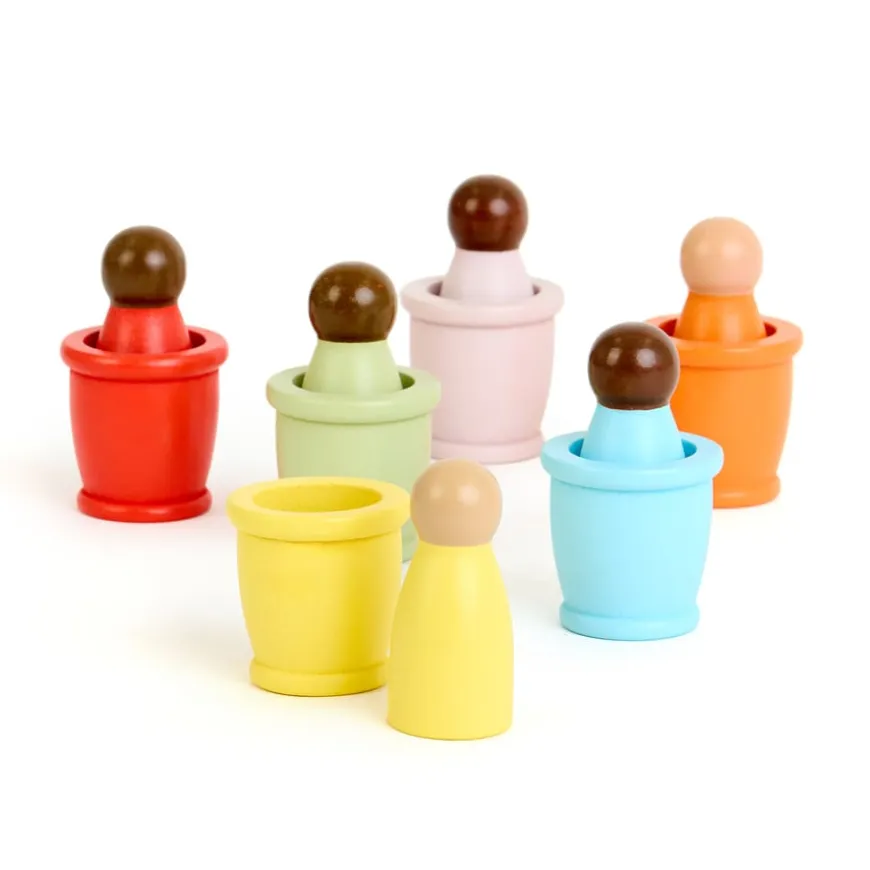 Tonal Rainbow Small World Loose Parts Collection