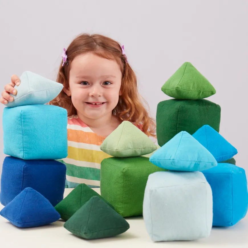 Tonal Shades Soft Building Blocks