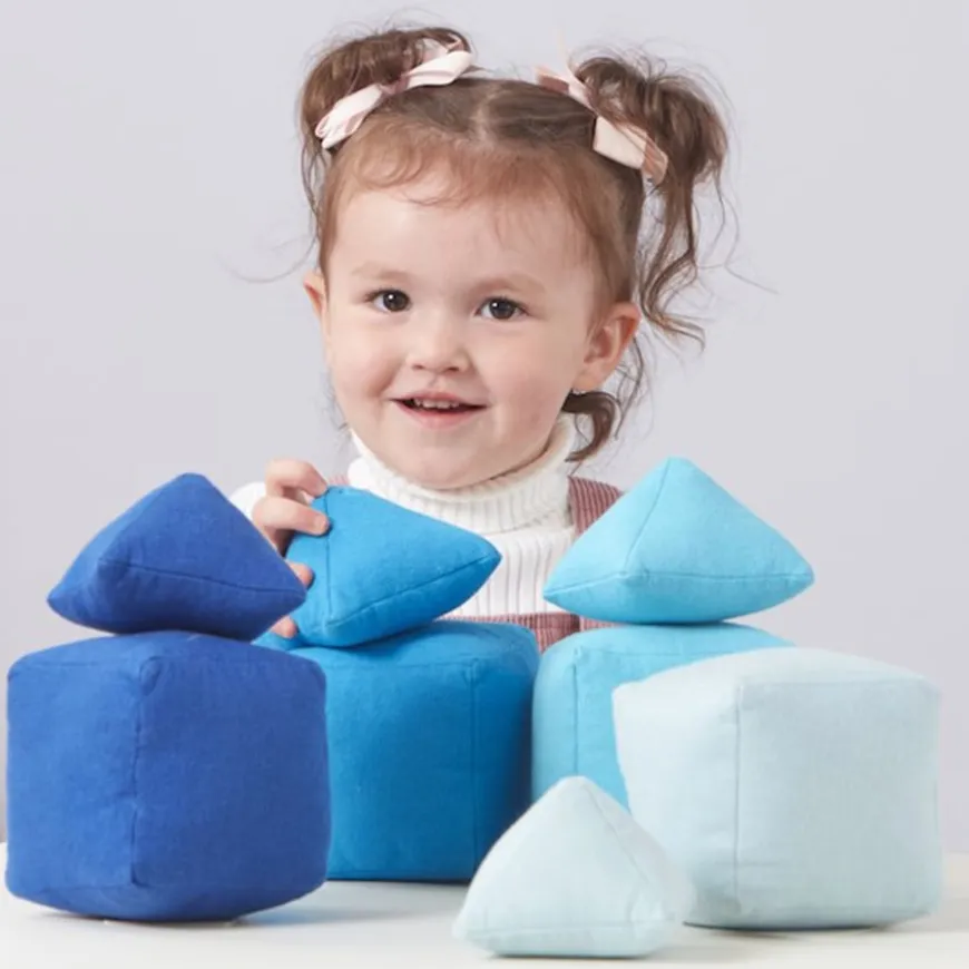 Tonal Shades Soft Building Blocks
