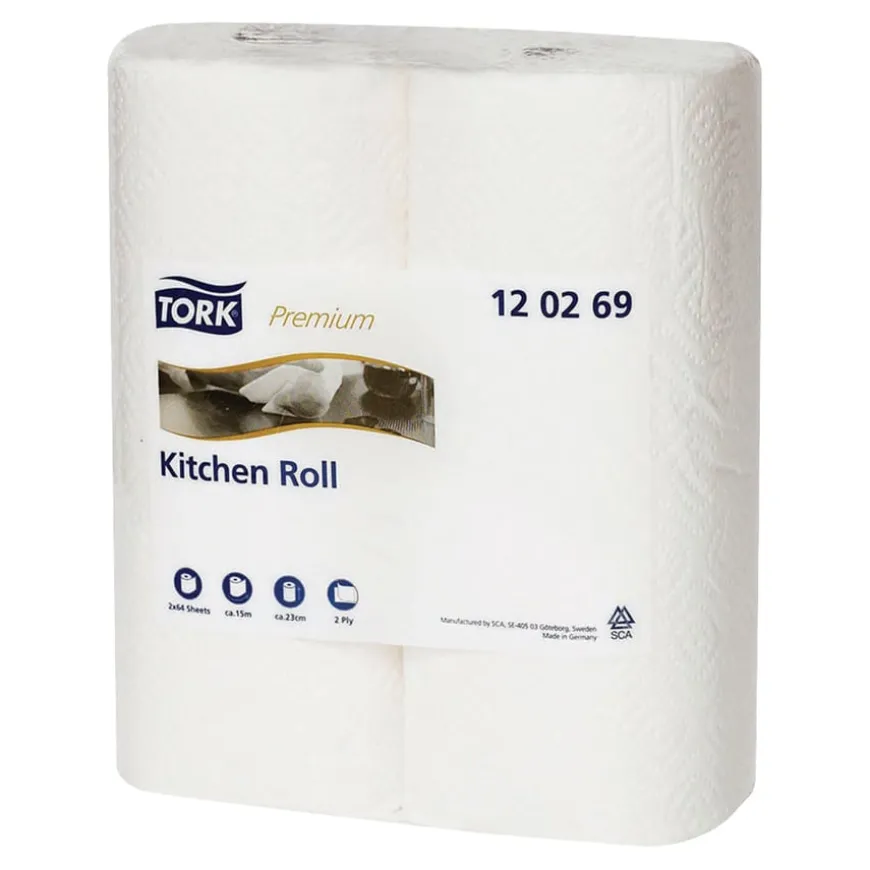 TORK® Premium Kitchen Roll - 2-Ply Pack of 24