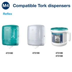 TORK® Reflex Wiping Paper 1 Ply 6pk