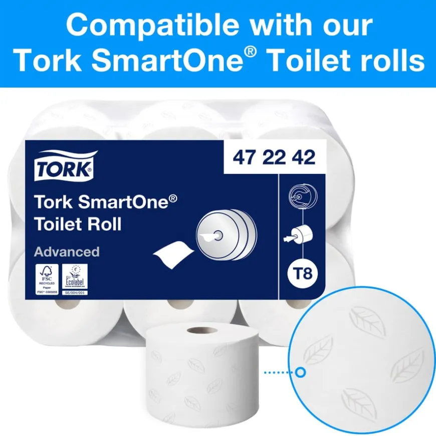 TORK® SmartOne® Toilet Roll Dispenser