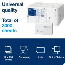 TORK® Xpress Multifold Hand Towels 1 Ply Pack of 3000