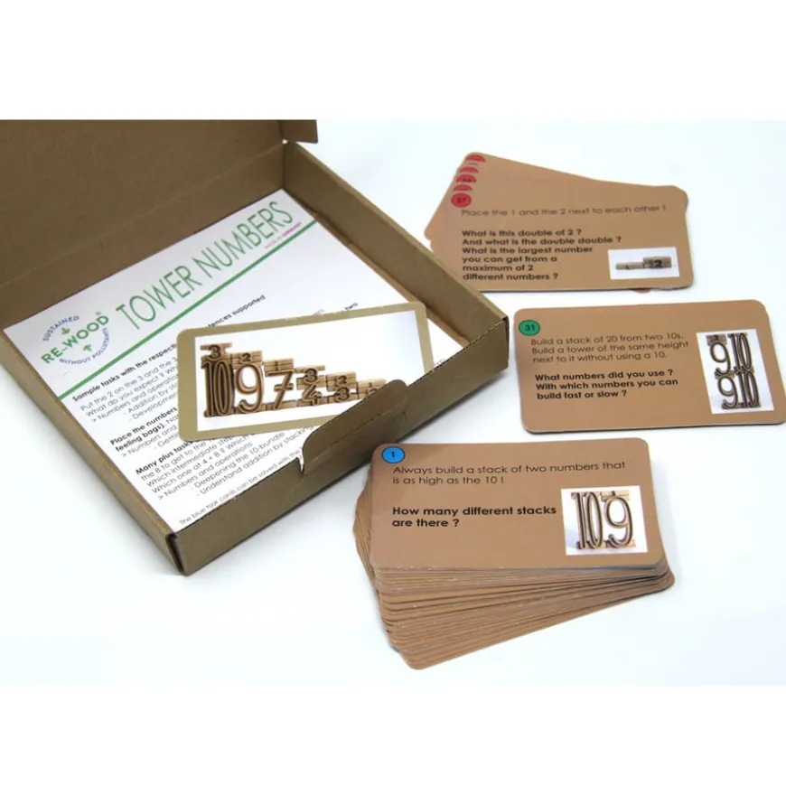 Tower Number Activity Cards 42pk
