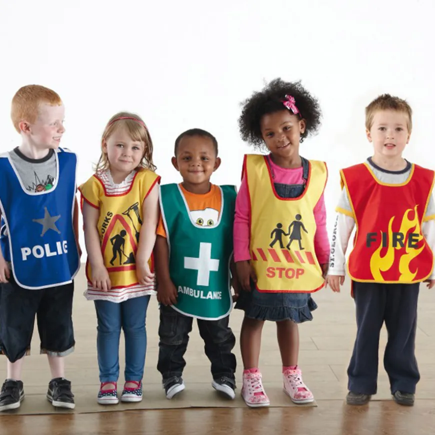 Traffic and Emergency Dress Up Tabards 5pk