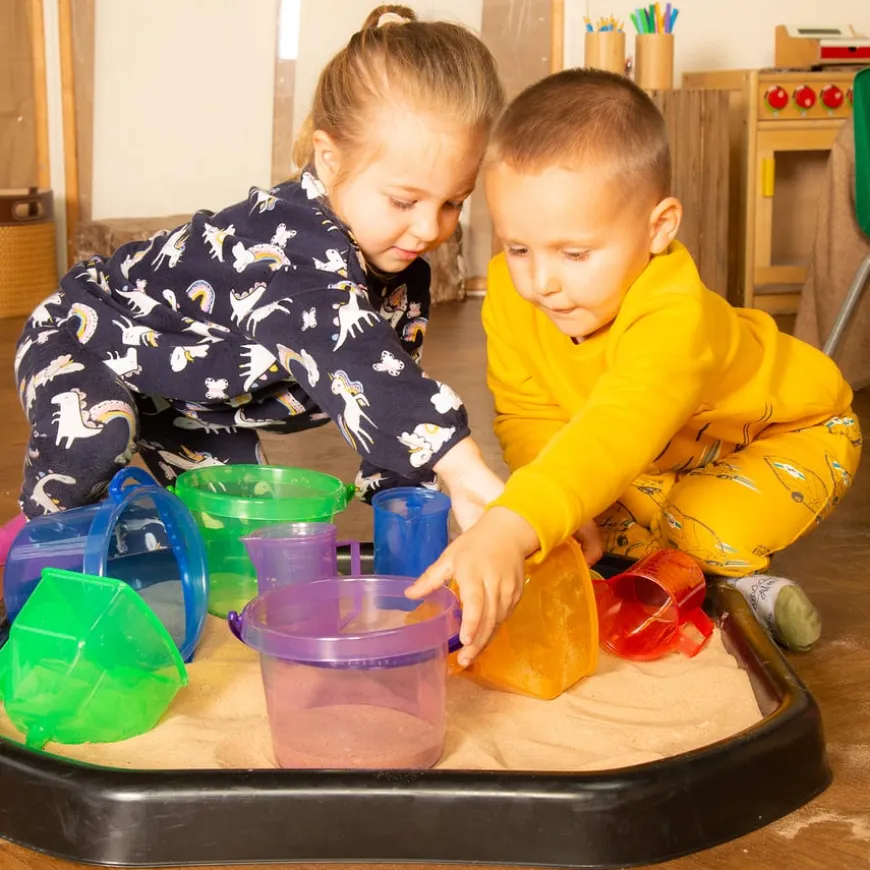 Translucent Colour Bucket Set - 6pk