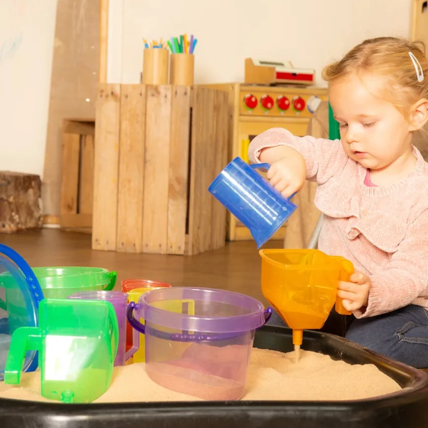 Translucent Colour Bucket Set - 6pk