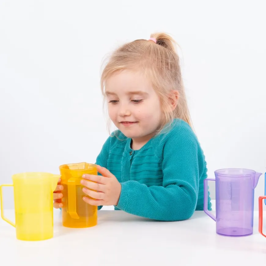 Translucent Colour Jug Set 6pk