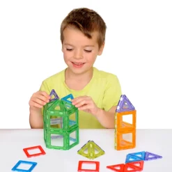 Translucent Magnetic Polydron 128pcs