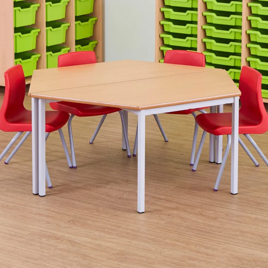 Trapezoidal Fully Welded Tables