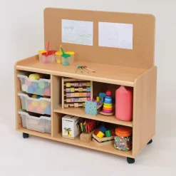 Tray Storage Unit Cork Display Board