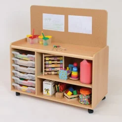 Tray Storage Unit Cork Display Board