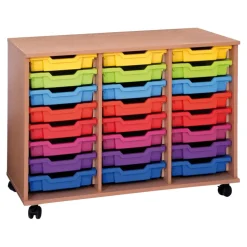 24 Tray Storage Unit without Trays
