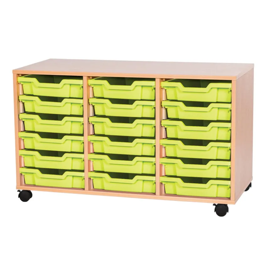 18 Tray Storage Unit with Trays