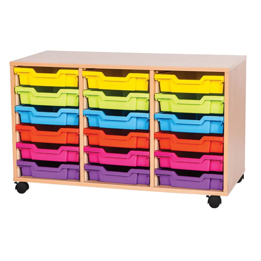 18 Tray Storage Unit with Trays