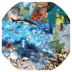 TTS Active World Tuff Tray Ocean Photographic Mat