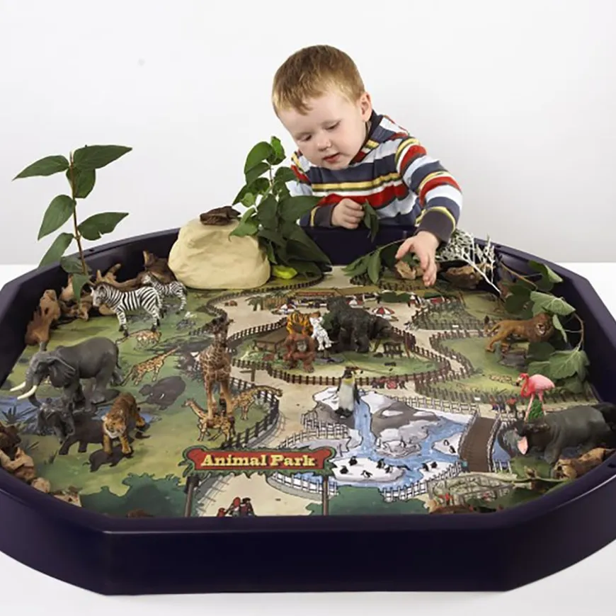 TTS Active World Tuff Tray Safari Park Mat