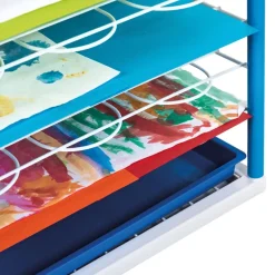 TTS A3 Fixed Shelf Mobile Drying Rack 15 Shelves