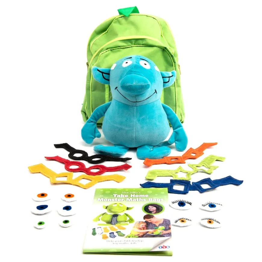 TTS Alice Sharp's Monster Maths Take Home Bags 5pk