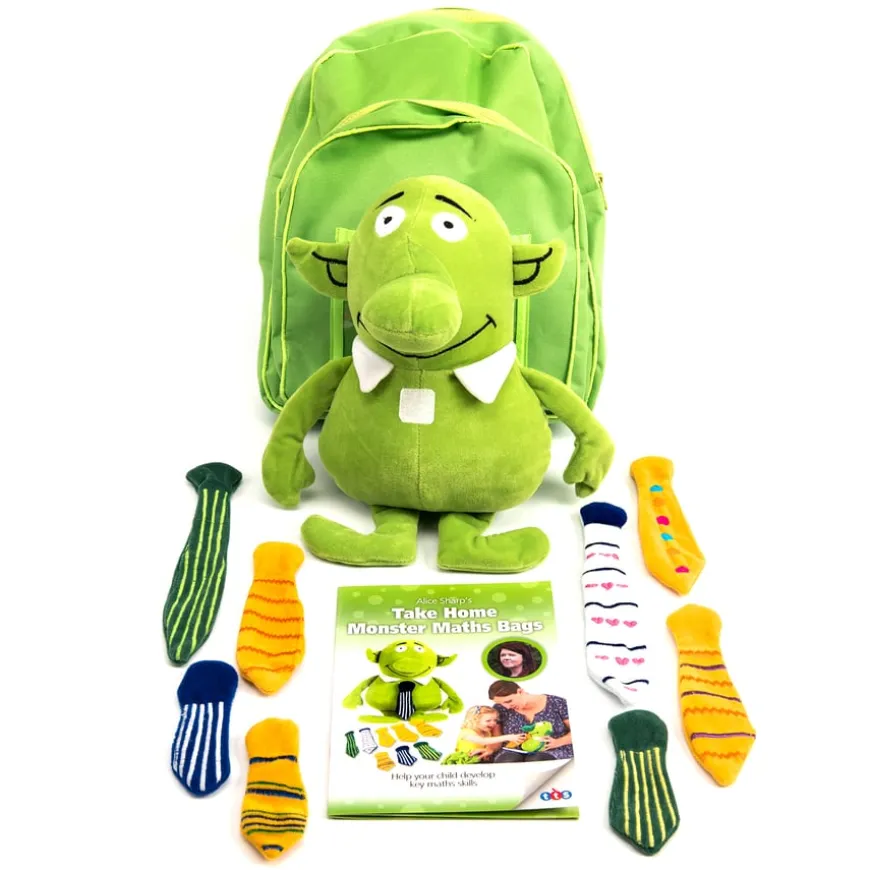 TTS Alice Sharp's Monster Maths Take Home Bags 5pk